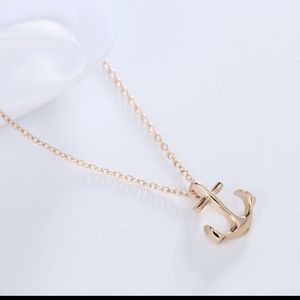 Gold Anchor Necklace